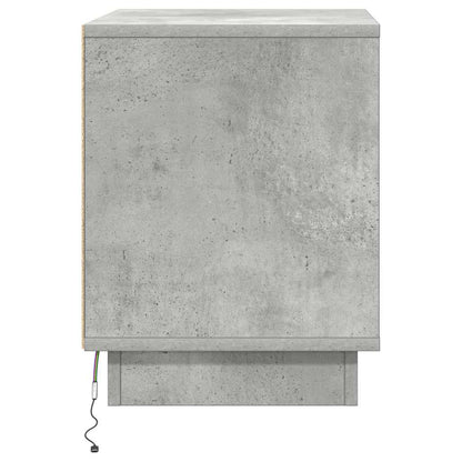 Nachttisch Beton Grau 44 x 34,5 x 45 cm Holzwerkstoff