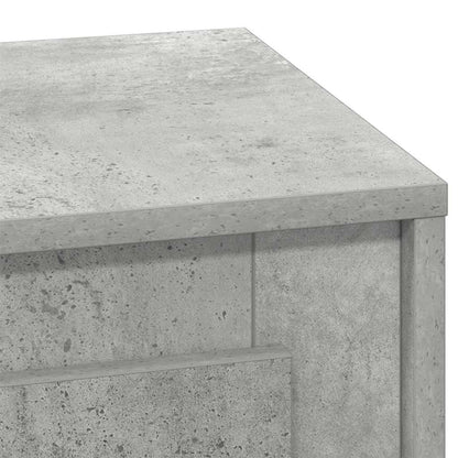 Nachttisch 2 pcs Beton Grau 44 x 34,5 x 45 cm Holzwerkstoff