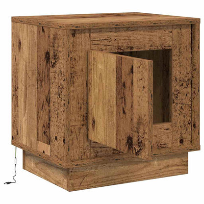 Nachttisch 2 pcs Altholz 44 x 34,5 x 45 cm Holzwerkstoff