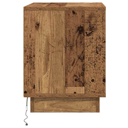 Nachttisch 2 pcs Altholz 44 x 34,5 x 45 cm Holzwerkstoff