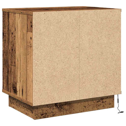 Nachttisch 2 pcs Altholz 50 x 34,5 x 50 cm Holzwerkstoff