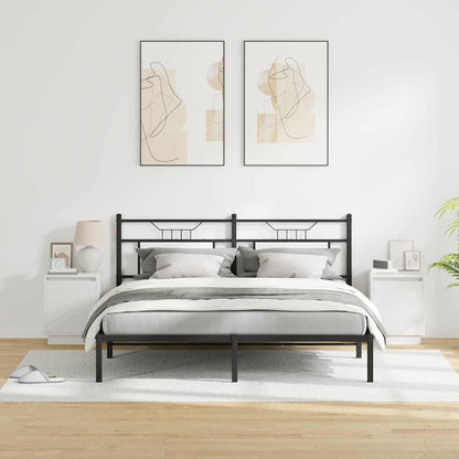 Nachttisch 2 pcs Weiß 39 x 34,5 x 50 cm Holzwerkstoff