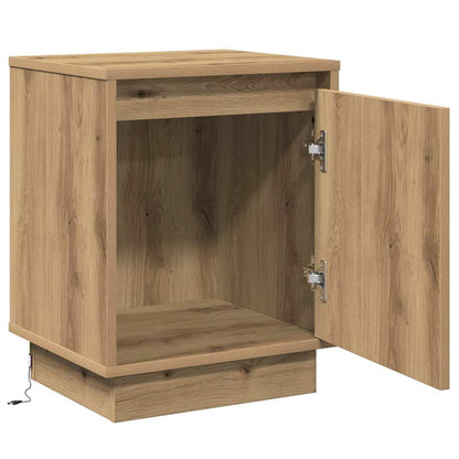 Nachttisch 2 pcs Artisan-Eiche 39 x 34,5 x 50 cm Holzwerkstoff