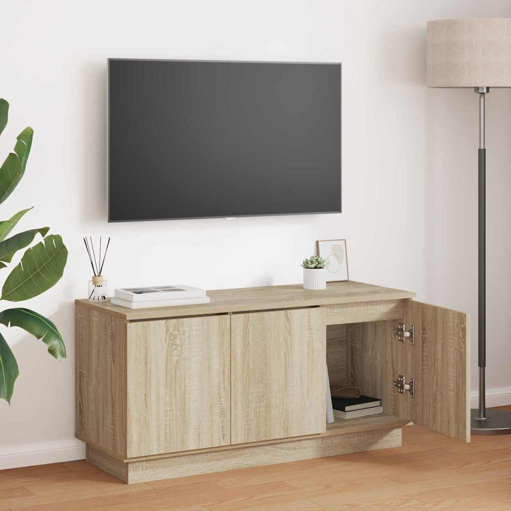 TV-Schränk Sonoma-Eiche 100 x 38 x 49 cm Holzwerkstoff
