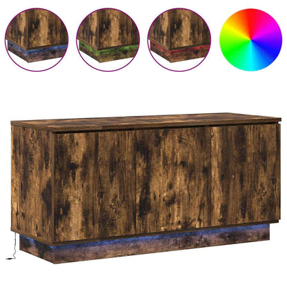 TV-Schränk Geräucherte Eiche 100 x 38 x 49 cm Holzwerkstoff