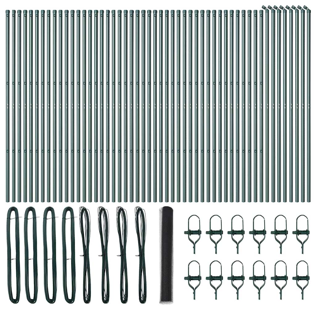 Zaunpfosten Grau 100 x 1,2 m (13 mm Maschenabstand)