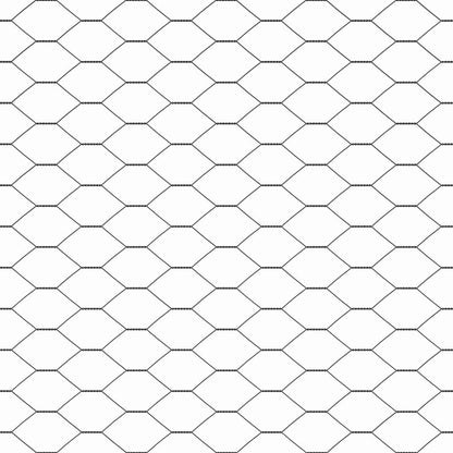 Zaunpfosten Grau 25 x 1,6 m (25 mm Netz) Stahl und PVC