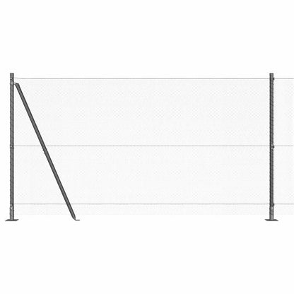 Zaunpfosten Grau 100 x 1,2 m (13 mm Maschenabstand)