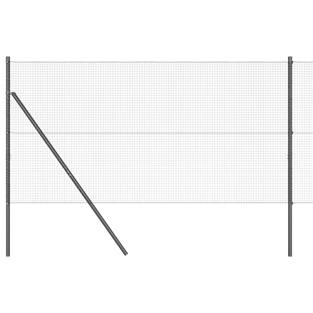 Zaunpfosten Grau 10 x 1,4 m (19 x 19 mm Drahtgewebe)