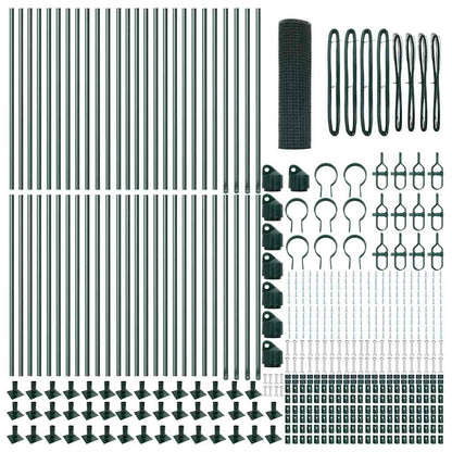 Zaunpfosten Grün 100 x 0,5 m (19 x 19 mm Maschenweite)