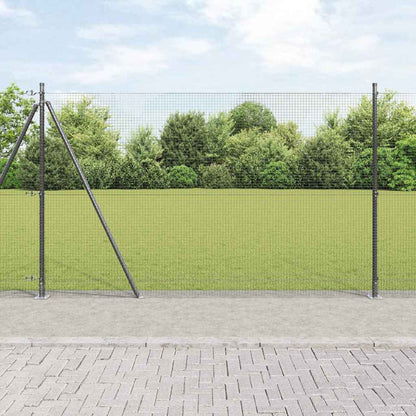 Zaunpfosten Grau 10 x 1,4 m (19 x 19 mm Drahtgewebe)