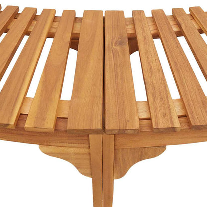 Whirlpool Umgebung Halb-Rund Braun 252 x 112 x 55,5 cm