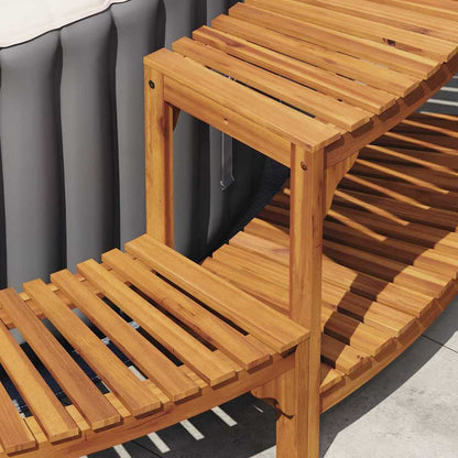 Whirlpool Umgebung Halb-Rund Braun 252 x 112 x 55,5 cm