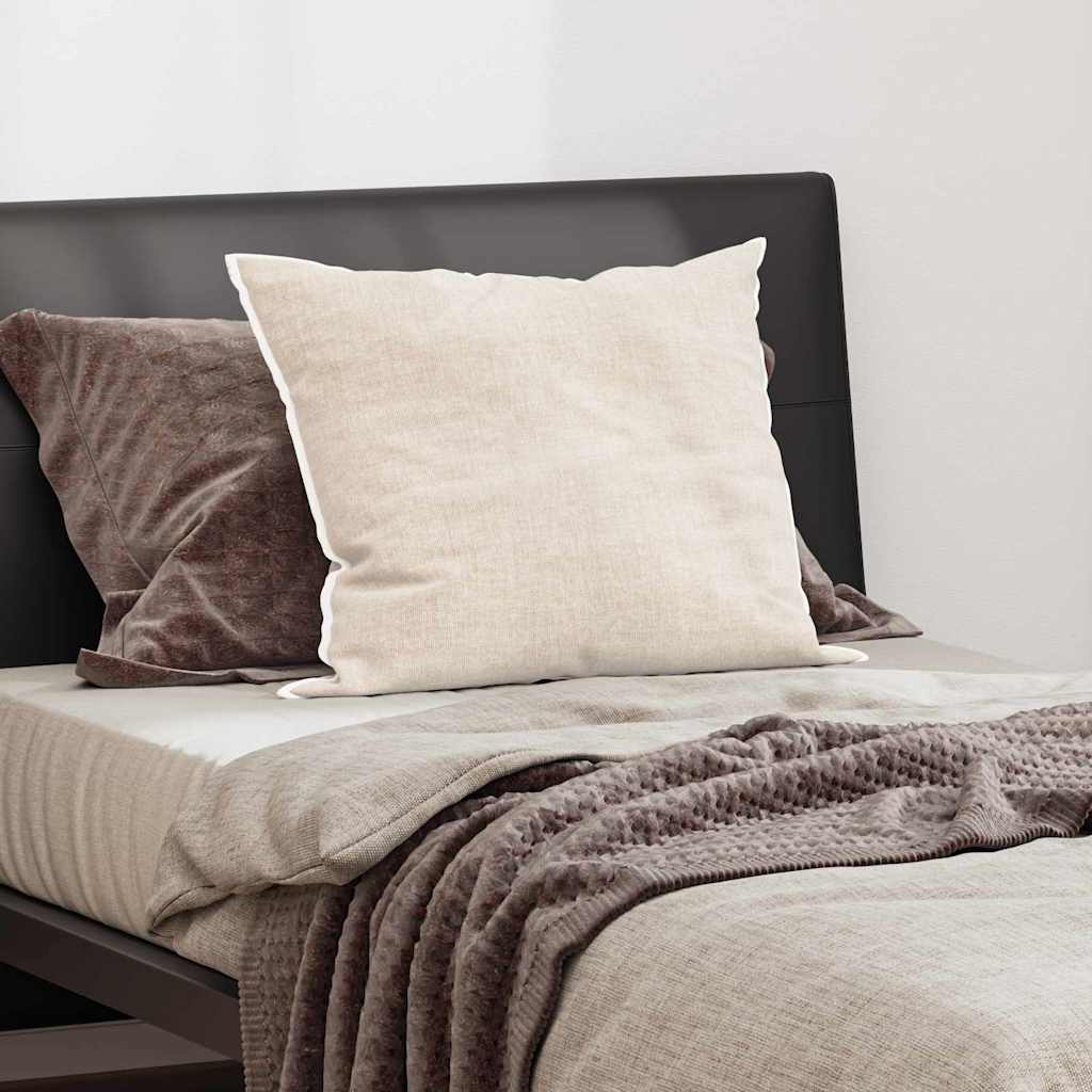 Kopfkissen mit Kissen Weiß 50 x 75 cm Baumwolle