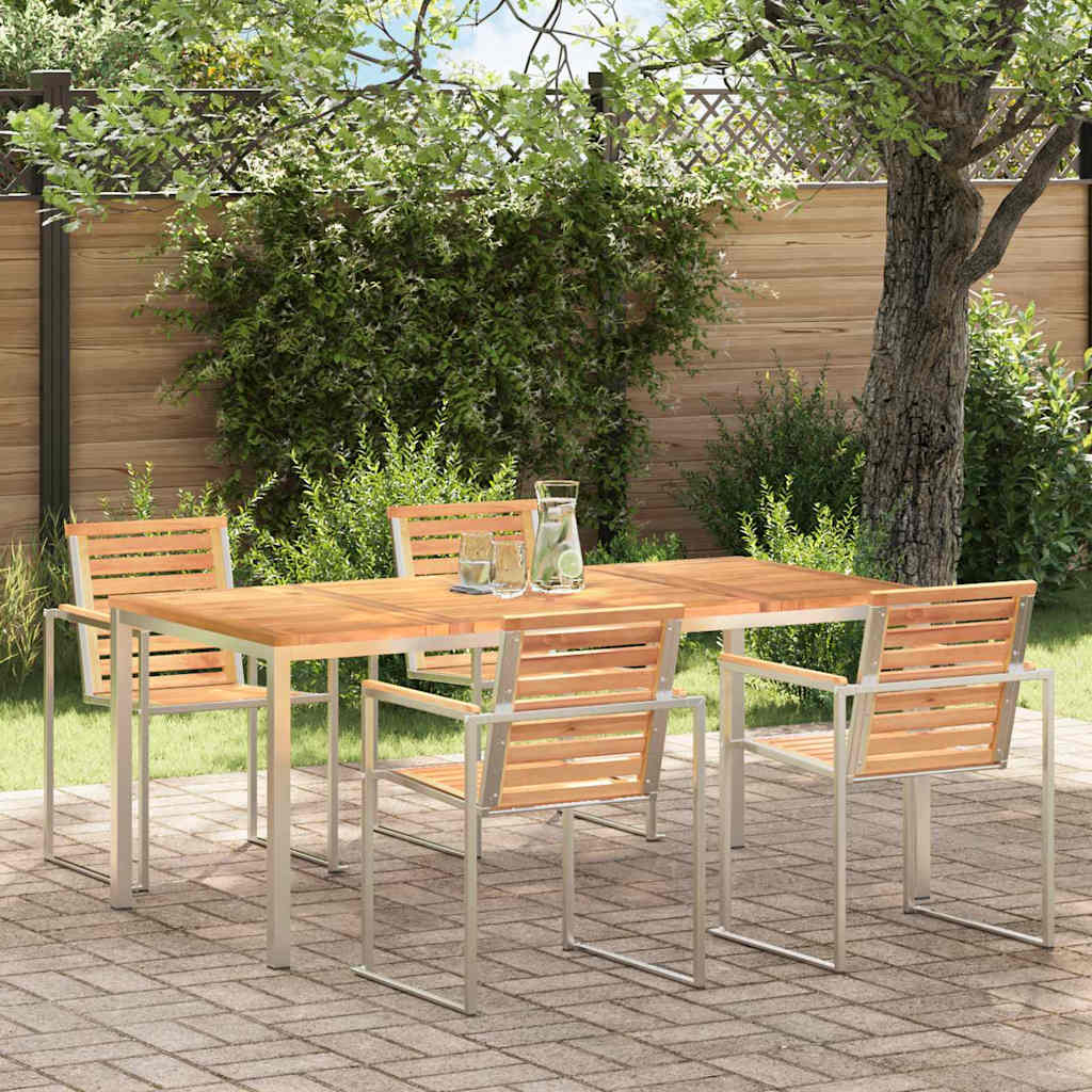 Esstisch Braun 180 x 90 x 75 cm Massivholz Teak