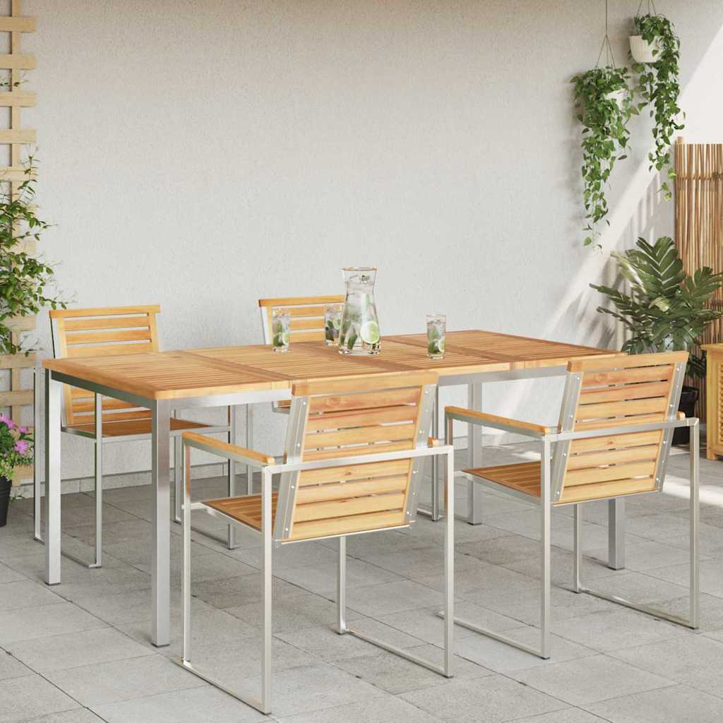 Esstisch Braun 180 x 90 x 75 cm Massivholz Teak