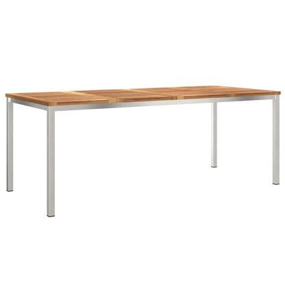 Esstisch Braun 200 x 90 x 75 cm Massivholz Teak