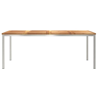Esstisch Braun 200 x 90 x 75 cm Massivholz Teak