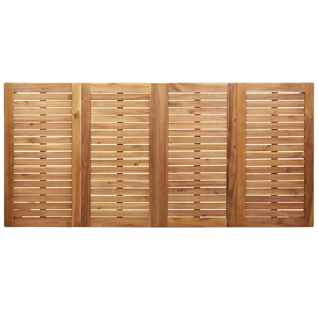 Esstisch Braun 200 x 90 x 75 cm Massivholz Teak