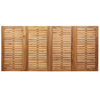 Esstisch Braun 200 x 90 x 75 cm Massivholz Teak