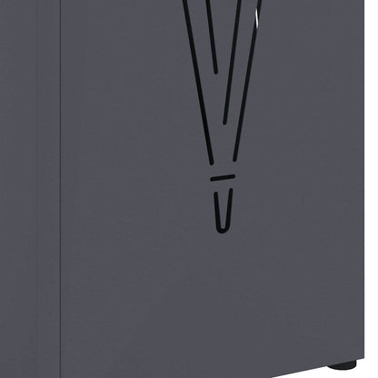 Sonnenschirmhalter Anthrazit 15,5 x 15,5 x 49 cm Metall