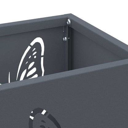 Sonnenschirmhalter Anthrazit 15,5 x 15,5 x 49 cm Metall