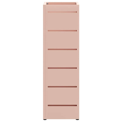 Sonnenschirmhalter mit Speicher Rosa 15,5 x 15,5 x 49 cm Metall