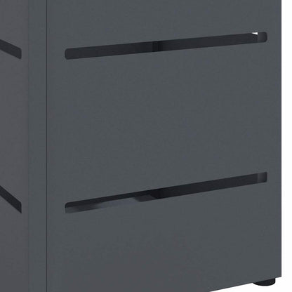 Sonnenschirmhalter Anthrazit 15,5 x 15,5 x 49 cm Metall