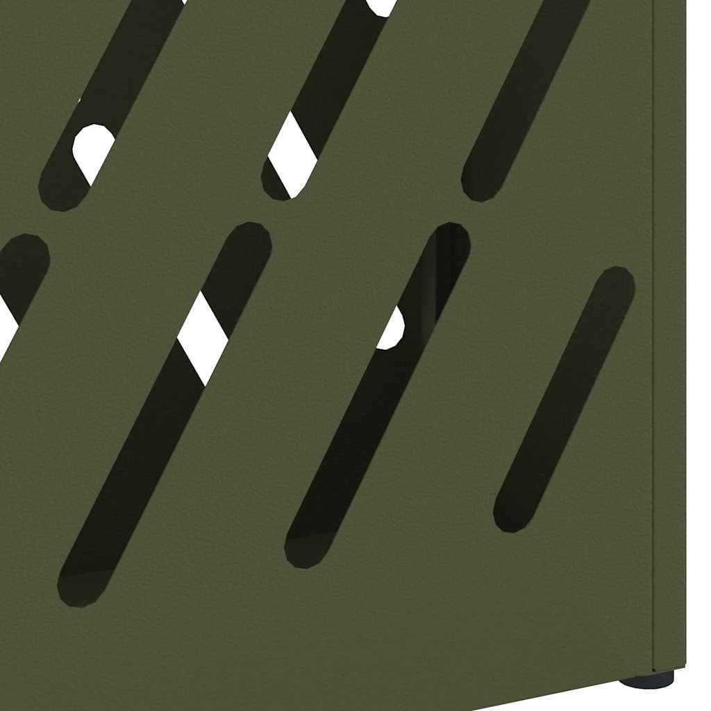 Sonnenschirmhalter Olivgrün 28 x 12 x 41 cm Stahl