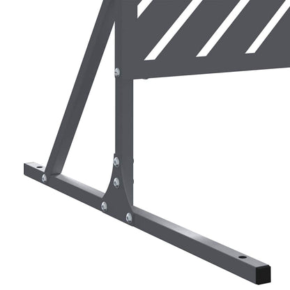 Sichtschutz Anthrazit 100 x 50 x 180 cm Stahl