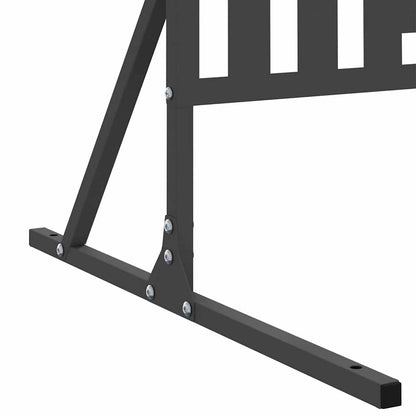 Sichtschutz Schwarz 100 x 50 x 180 cm Stahl