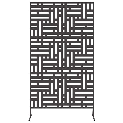 Sichtschutz Schwarz 100 x 50 x 180 cm Stahl