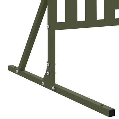 Sichtschutz Oliv 100 x 50 x 180 cm Stahl