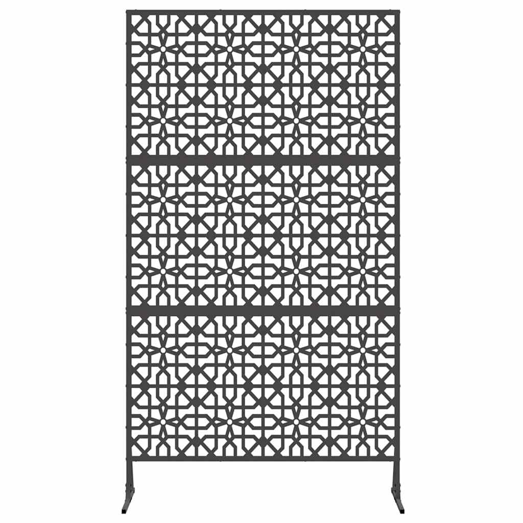 Sichtschutz Schwarz 100 x 50 x 180 cm Stahl