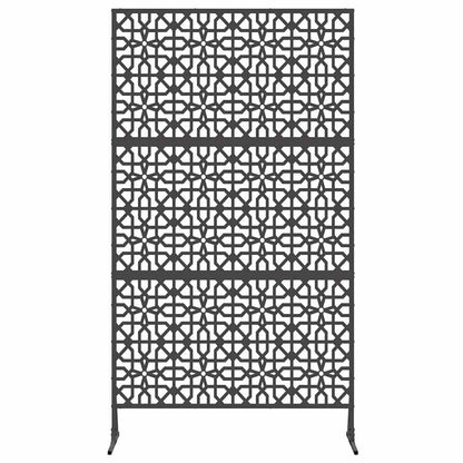 Sichtschutz Schwarz 100 x 50 x 180 cm Stahl