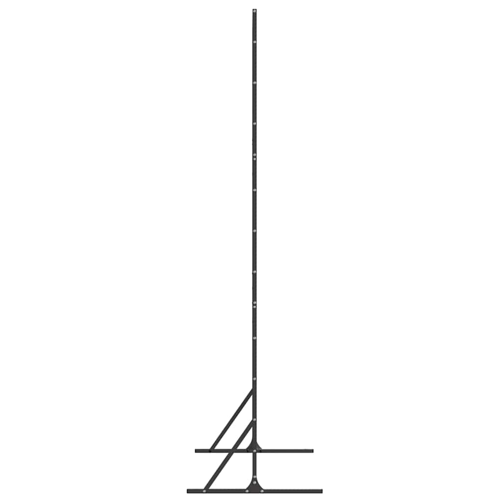 Sichtschutz Schwarz 100 x 50 x 180 cm Stahl