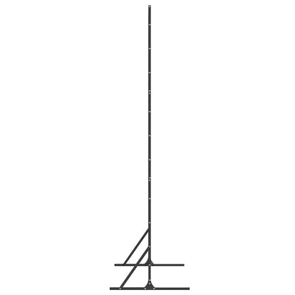 Sichtschutz Schwarz 100 x 50 x 180 cm Stahl