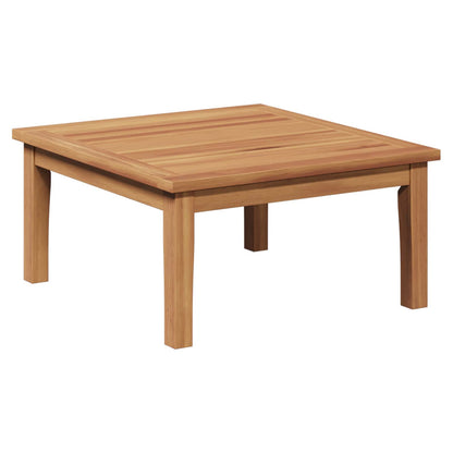 Gartenbank 2 pcs Creme und Braun Massivholz Teak