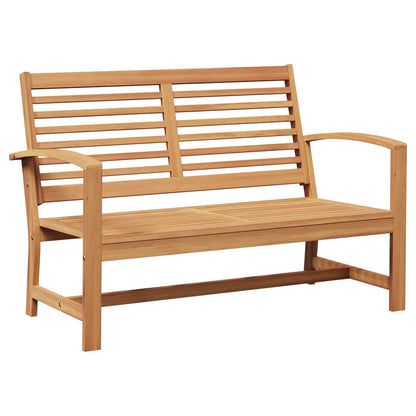 Bank 2 pcs Braun Massivholz Teak