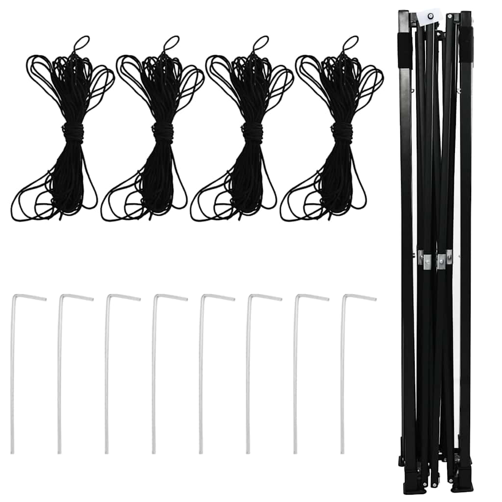 Gewächshaus mit Pop-up-Rahmen Grün 200 x 200 x 300 cm Eisen