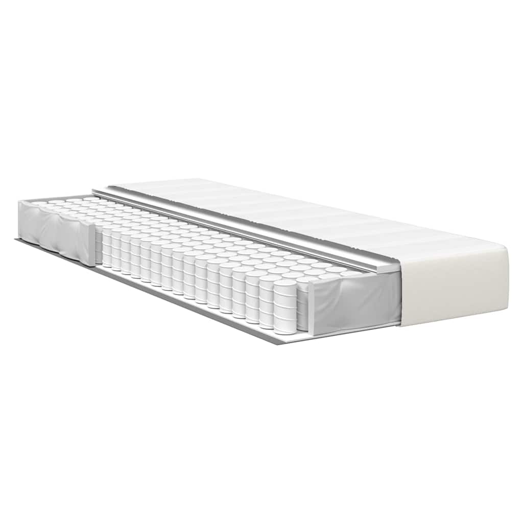 Bettmatratze mit Matratze Creme 80 x 200 cm Stoff