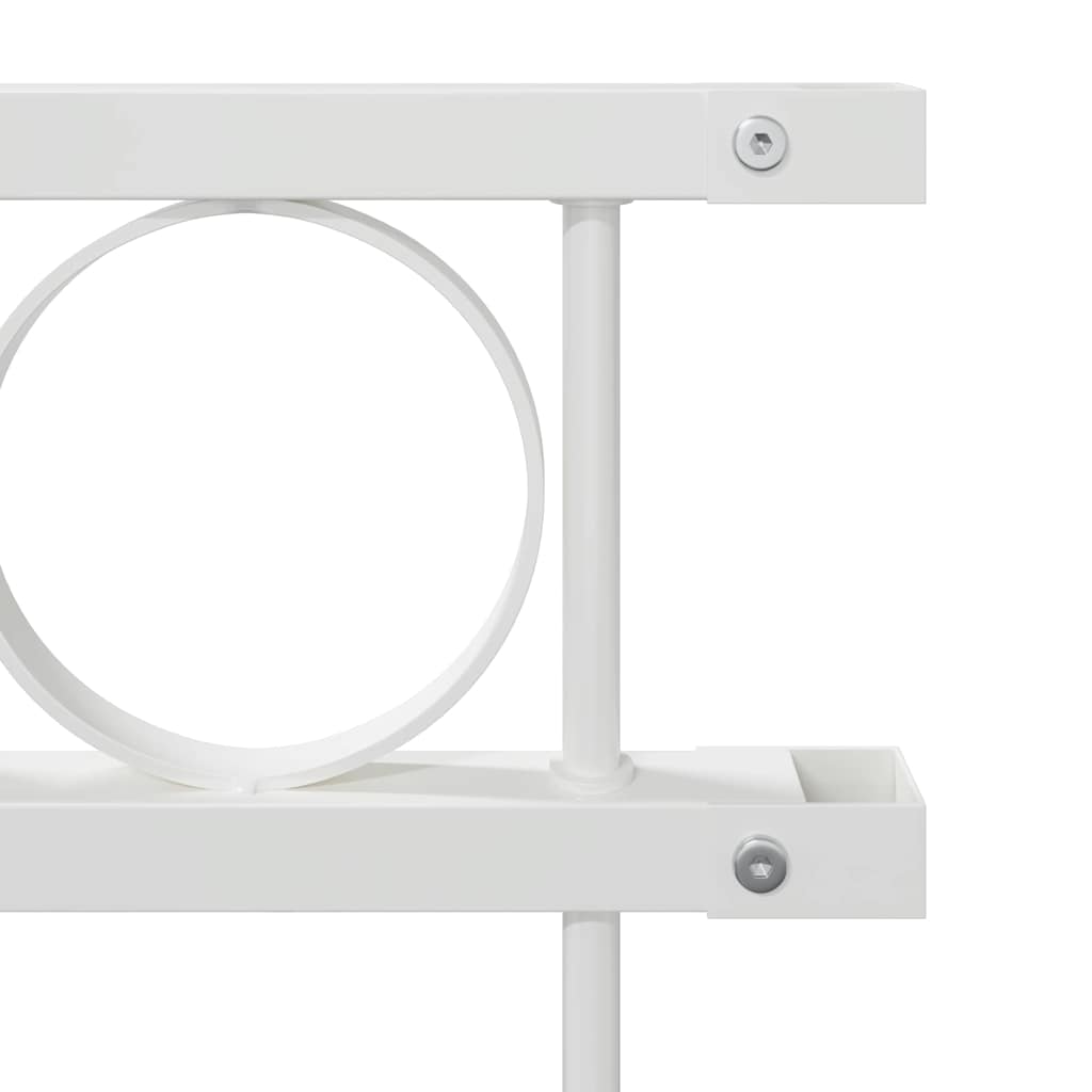 Zaunelement Weiß 170 x 150 cm Stahl