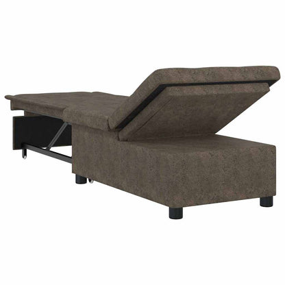 Schlafsofa Dunkelgrau 194 x 67 x 82 cm Huahua Stoff