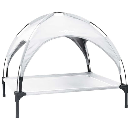 Hundebett Silber Grau 90 x 81 x 80,5 cm Stahl