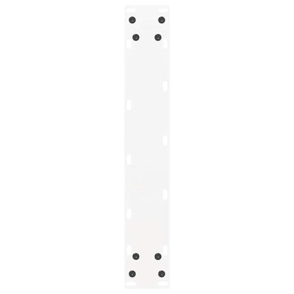 Esstischbeine U-Form 2 Stk. Weiß 50x(72-73) cm Stahl