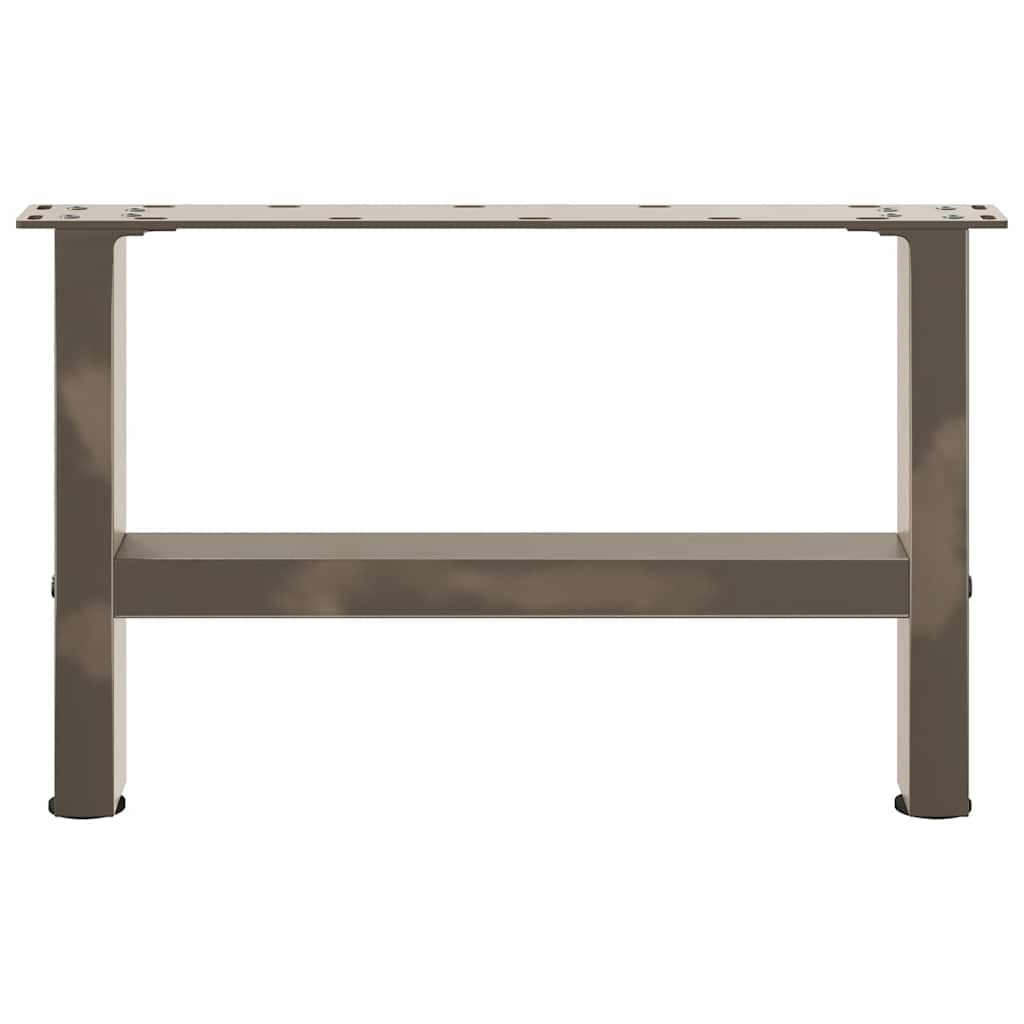 Couchtischbeine Naturstahl 2 Stk. 50x(30-31) cm Stahl