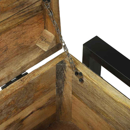 Aufbewahrungsbox Braun 80 x 35 x 45 cm Massivholz Mango