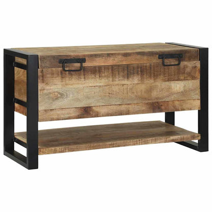 Aufbewahrungsbox Braun 80 x 35 x 45 cm Massivholz Mango