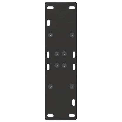 Esstischbeine A-Form 2 Stk. Schwarz 60x(72-73) cm Stahl