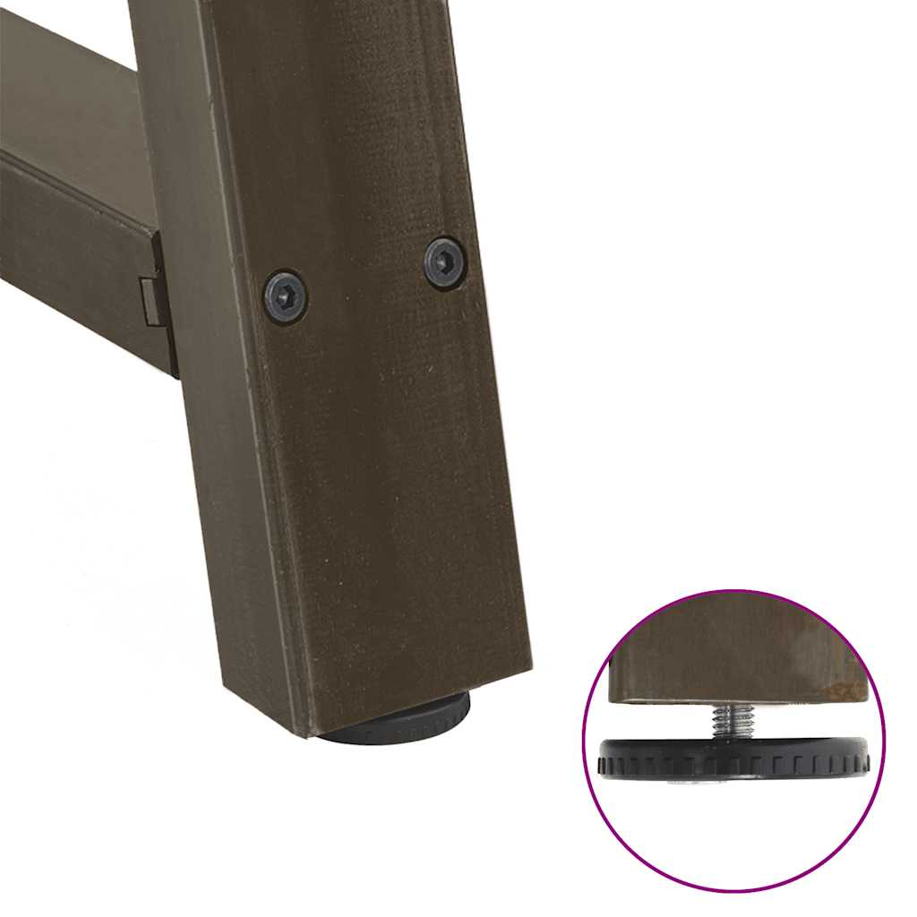 Esstischbeine A-Form 2 Stk. 60x(72-73) cm Stahl